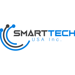 SmartTech USA Logo - Blue , Grey
